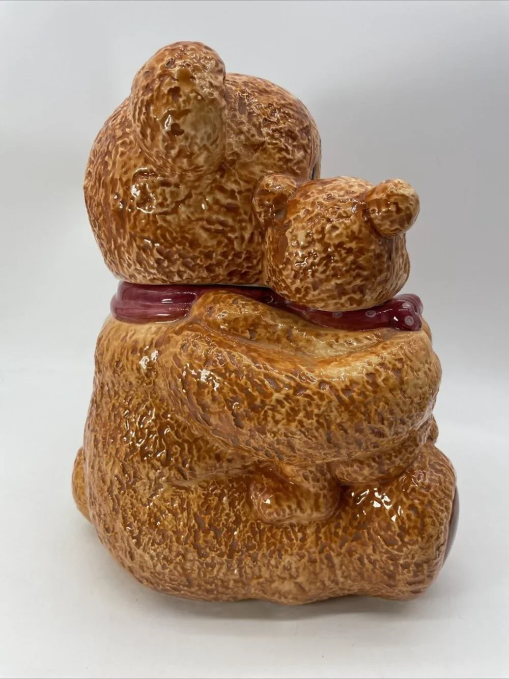 2002 Teddy Bear Cookie Jar Baum Brothers Style-Eyes 100th Anniversary Vintage